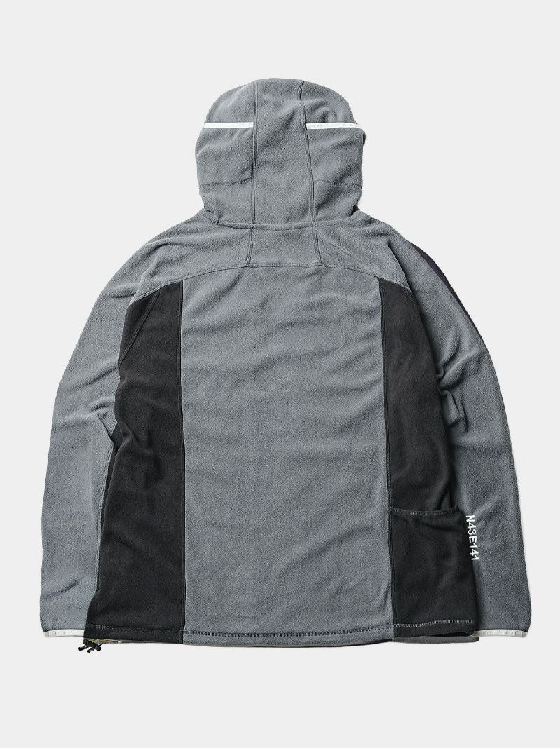 Fleece High Neck Hoodie