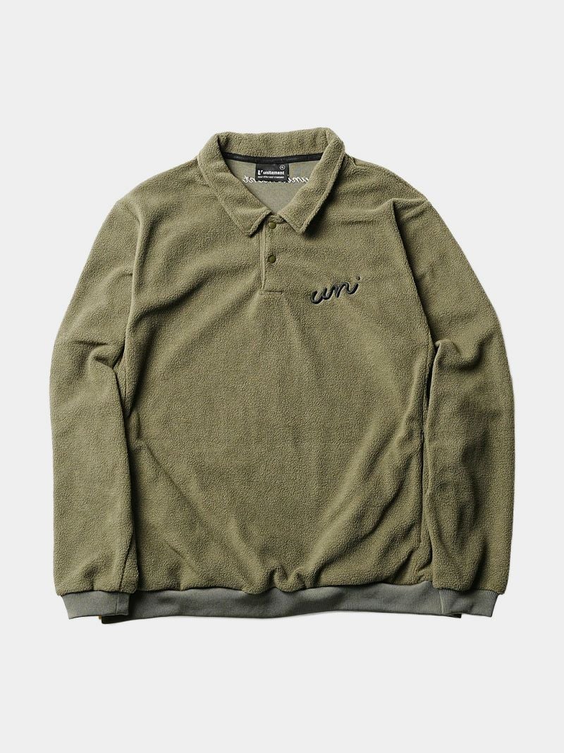 AFB COMPY LS POLO 完売品 Fleece Polo Pullover｜unitement｜Four Seasons Design Lab.