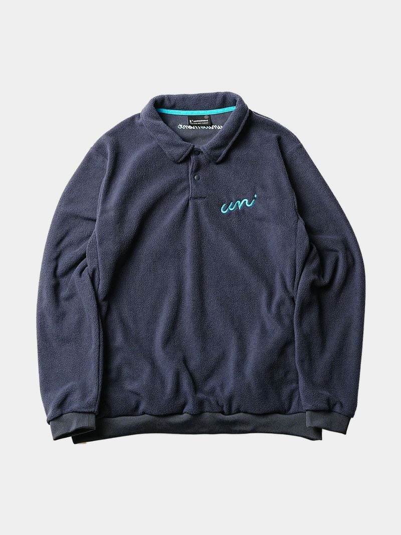 Fleece Polo Pullover