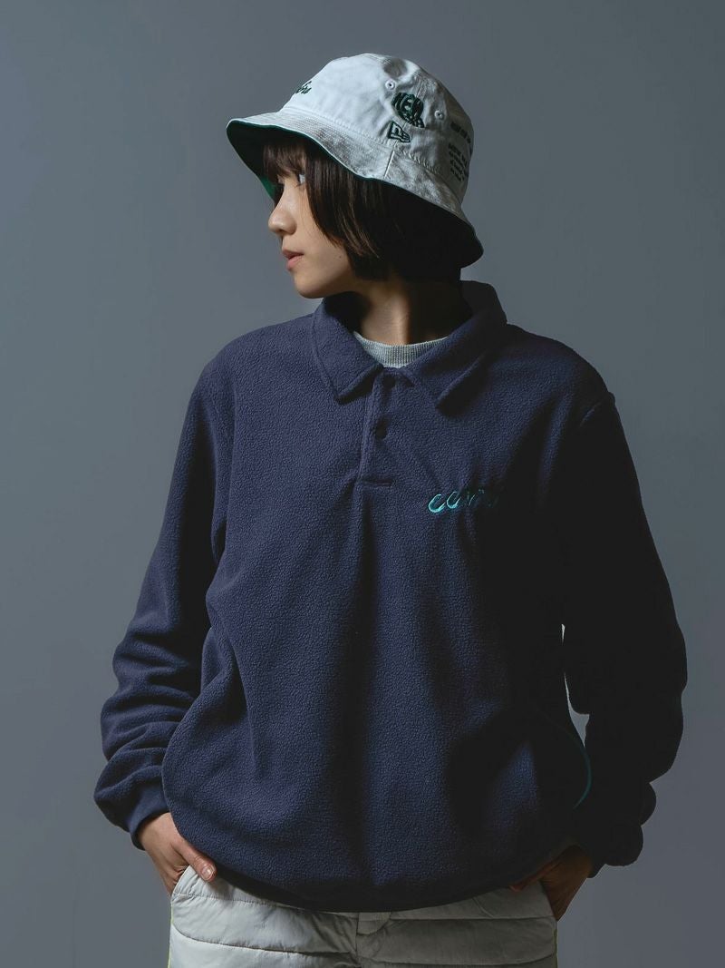 Fleece Polo Pullover