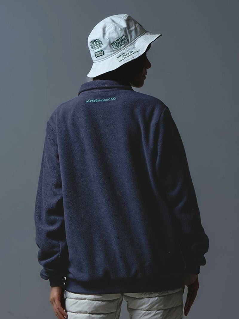 Fleece Polo Pullover